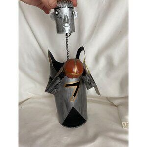 NWT Berkley Designs metal Basketball player wine bottle holder